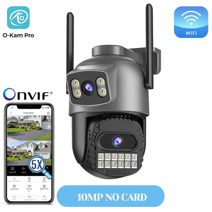 Caméra De Surveillance Extérieure PTZ WiFi 20MP